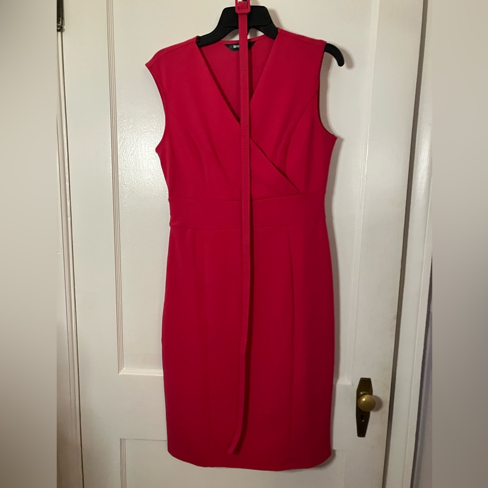 Allegra K Sleeveless Red Midi Dress